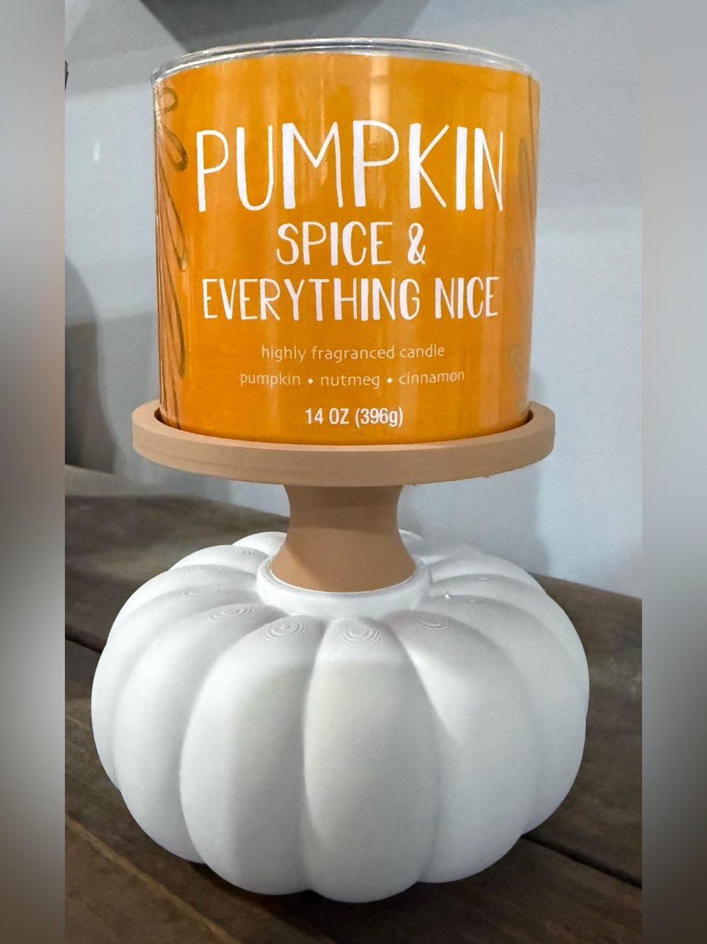 3d printed pumpkin candle holder